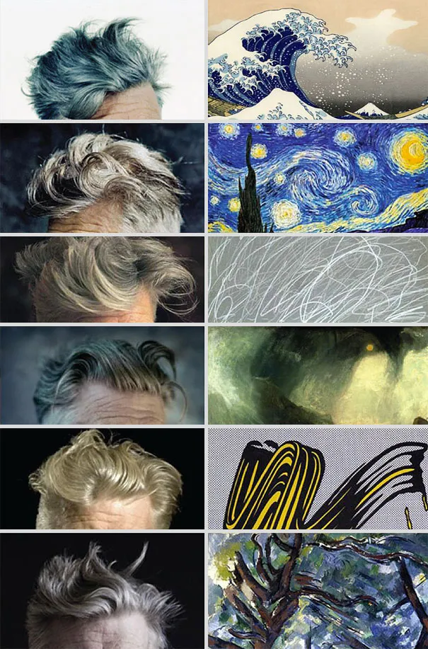 David Lynch's Hair Compared to Famous Paintings