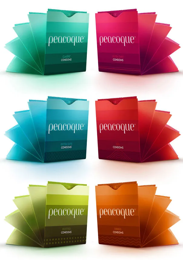Peacoque - Innovative Condom Packaging