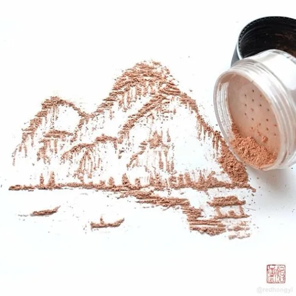 Artist Creates Drawings From Make Up To Celebrate Chinese New Year