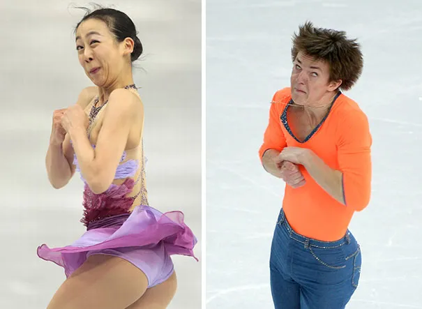 The Faces Of Olympic Figure Skaters (18 Pics)