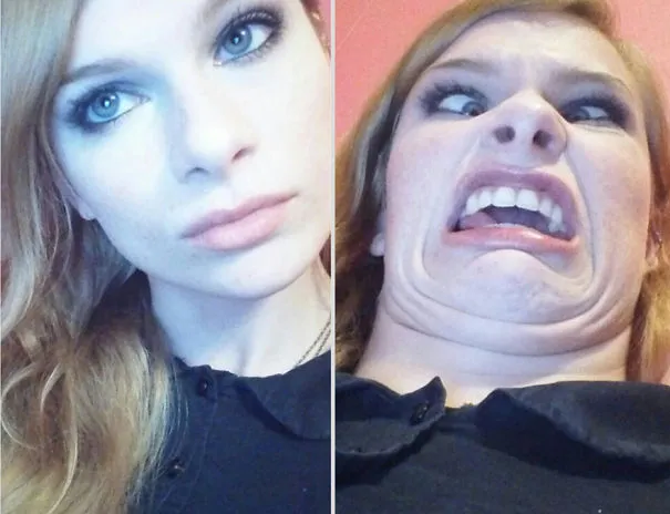 Pretty Girl, Ugly Face Shot: Girls Challenge Beauty Perception With Their Ugly Face Shots