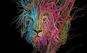 Stunningly Intricate Illustrations Of Animals And People Made Of Hundreds Of Wires