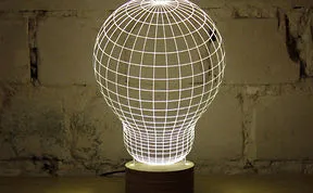 Bulbing - 3d Optical Illusion Led Lamp That Tricks Your Eye And Challenges Your Mind