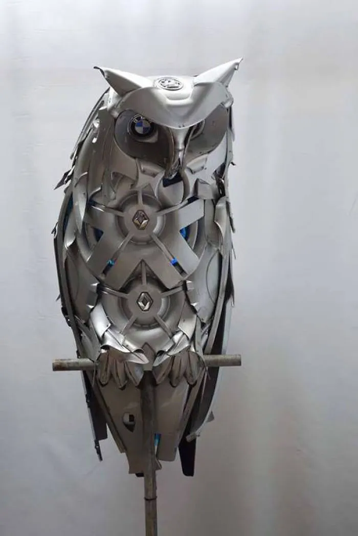 Wheel Cover Sculptures By Ptolemy Elrington