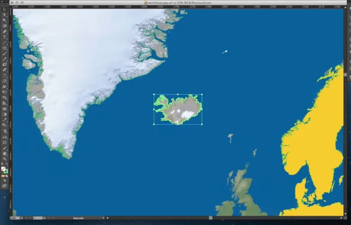 Outline World Map Timelapse