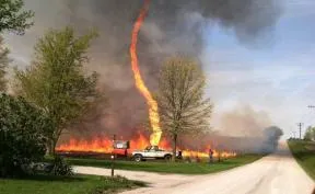 Instagrammer Captures Photo Of  Terrifyingly Awesome Firenado