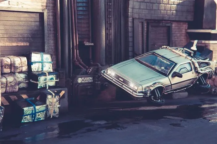 Miniature Artist Recreates Scenes From The Back To The Future Trilogy