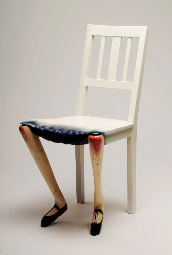 Four Chairs Mimic The Artistic Styles Of Four Artists