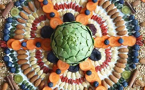 Mandalas Made From Organic Foods