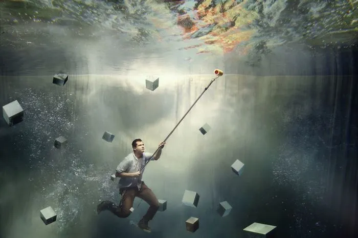 Stunning Underwater Photo Session - Corporate Photos Shouldn't Be Boring!