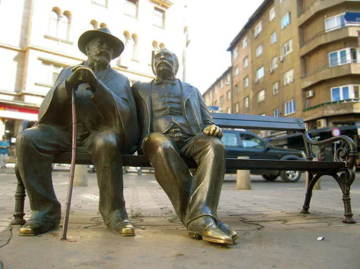 #30 Statue Of The Slaveikovs, Sofia, Bulgaria