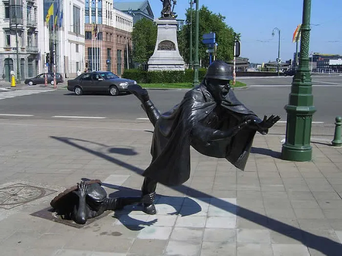 Brussels, Belgium, Square Sainctelette
