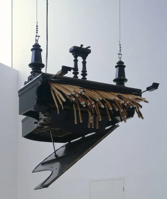 Piano Upside Down - Tate Modern London