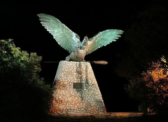 Turul Bird With The Holy Crown Of Hungary, Tatabánya