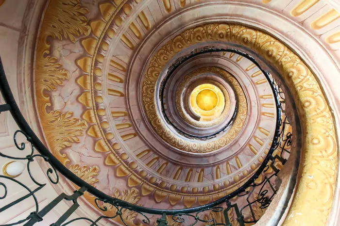Melk Abbey Staircase:  Melk, Austria