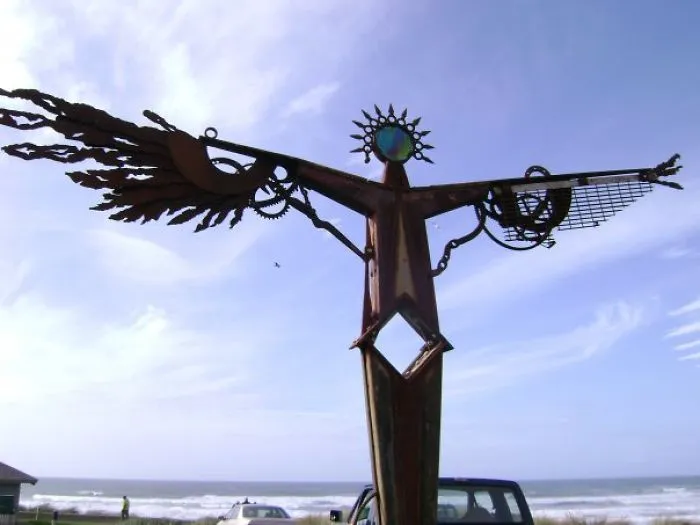 Here Comes The Sun- At Newport Beach Oregon