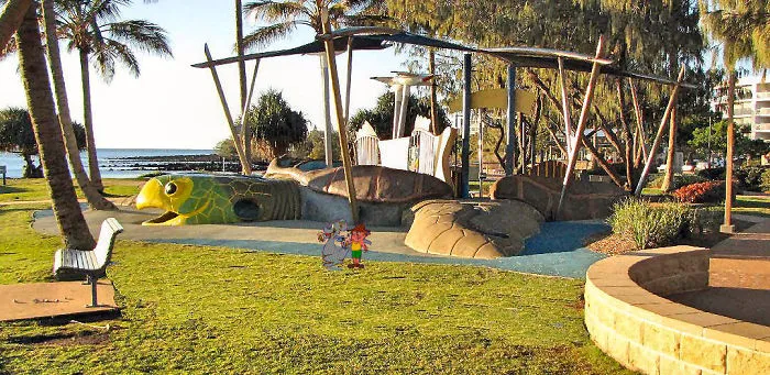 Turtle Tracks. Childrens Playground Bargara Queensland Australia.