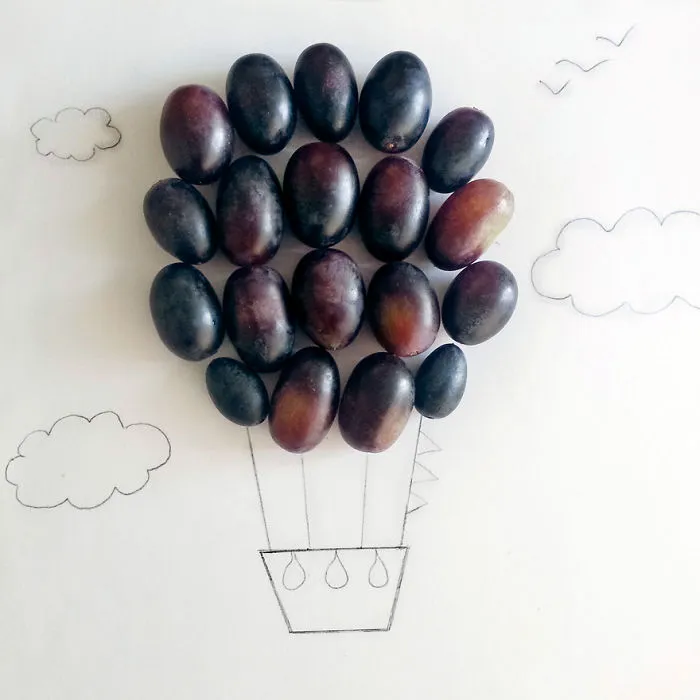 Grape Air Balloon