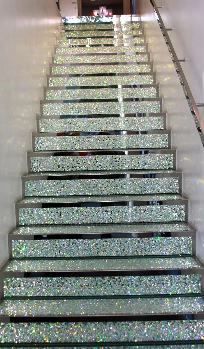 Swarovski Crystal Stairway On The Champs Elysées In Paris, France.