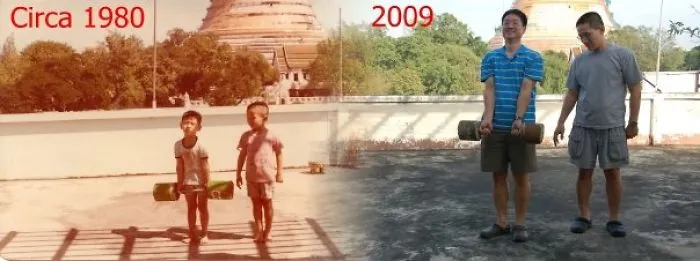 After 30 Years, The Same Dumbbell And Us Still There (thailand)