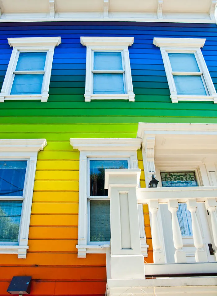 Rainbow House In Usa