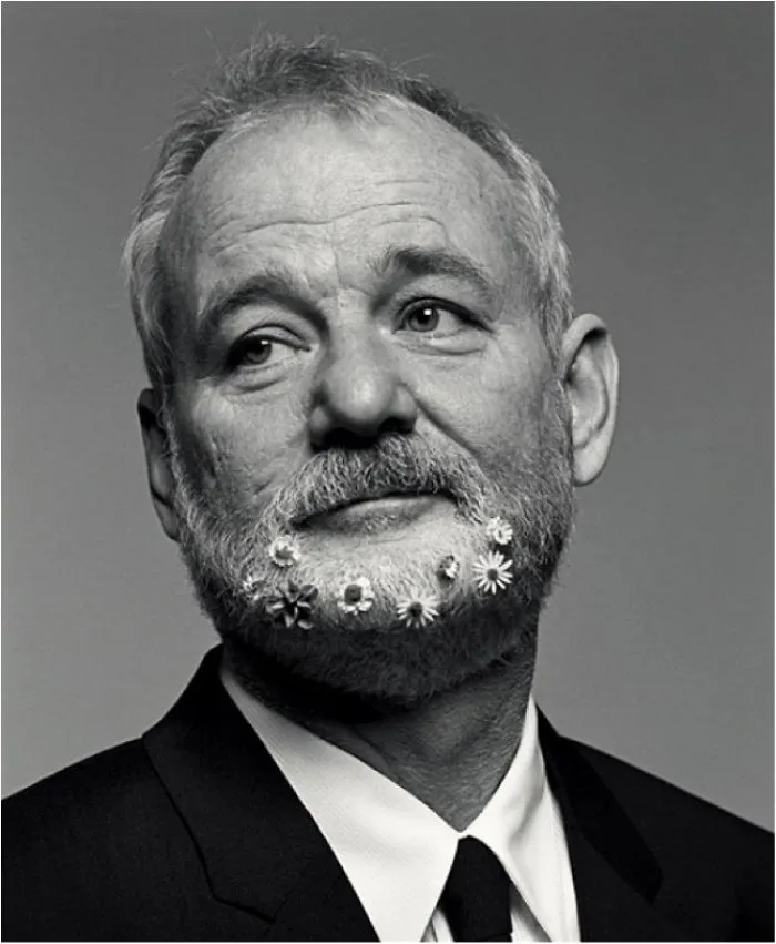 Bill Murray - Flower Beard Avant La Lettre