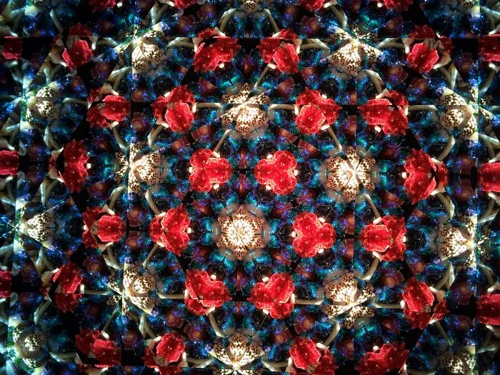"red At Night" Kaleidoscope Photo By Michaeldeansloan