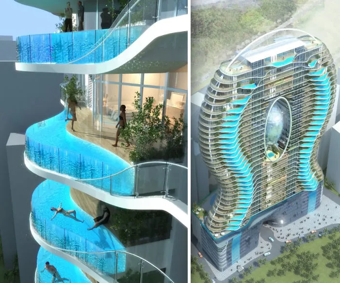 Balcony Pools By James Law