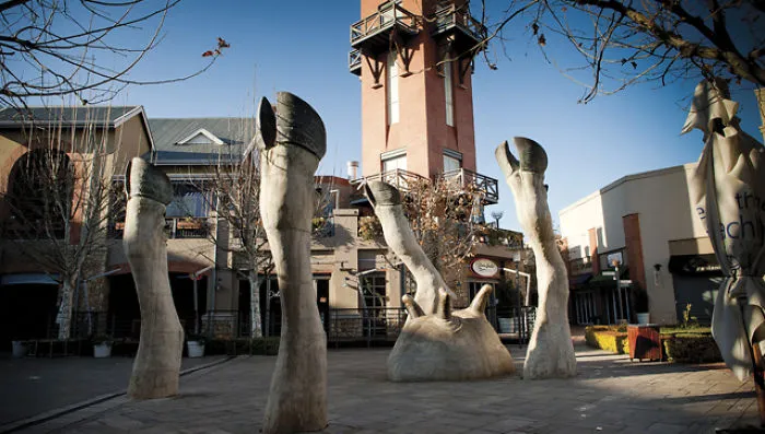 The Udder Side, The Upside Down Cow – Irene Village Mall, South Africa