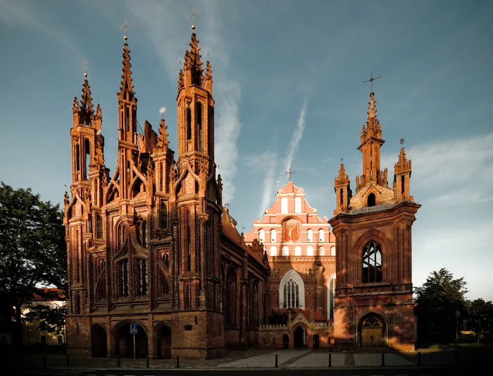 St. Anne's Church, 15th Century, Vilnius, Lithuania 