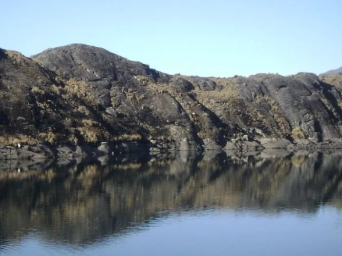Lake Takesi, La Paz Bolivia -  Strange Figures If You See The Cerros And Its Reflection