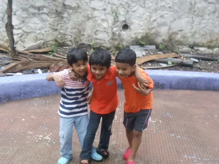 Three Little Friends....india...by Bindu