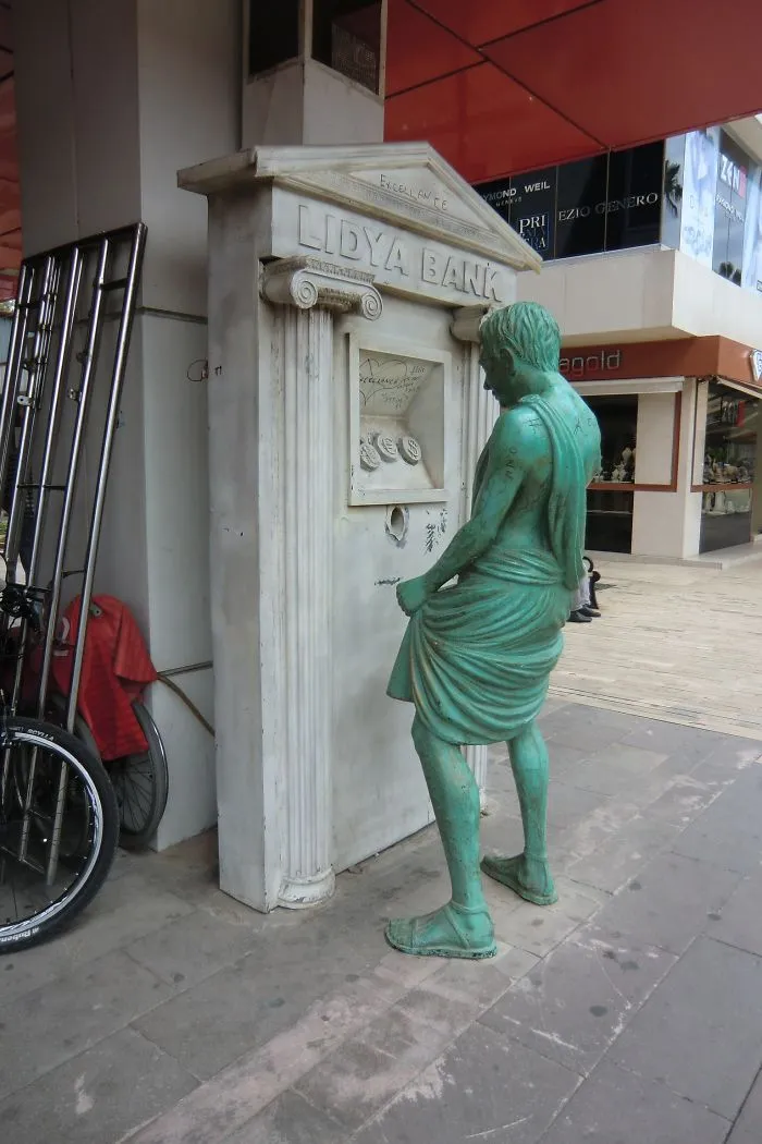 Lykier Ved Kontantautomat Antalya Tyrkiet