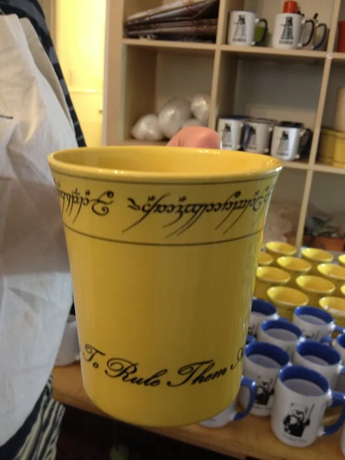 Tolkein Elvish Script Mug One Mug To Rule Them All