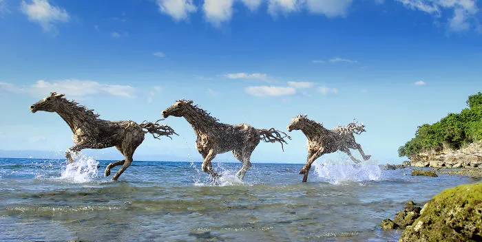 Racing Thoroughbreds By James Doran-webb. Gardens By The Bay, Singapore.