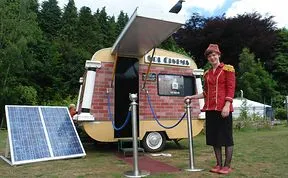 Sol Cinema- World's Smallest Solar Powered Movie Theatre