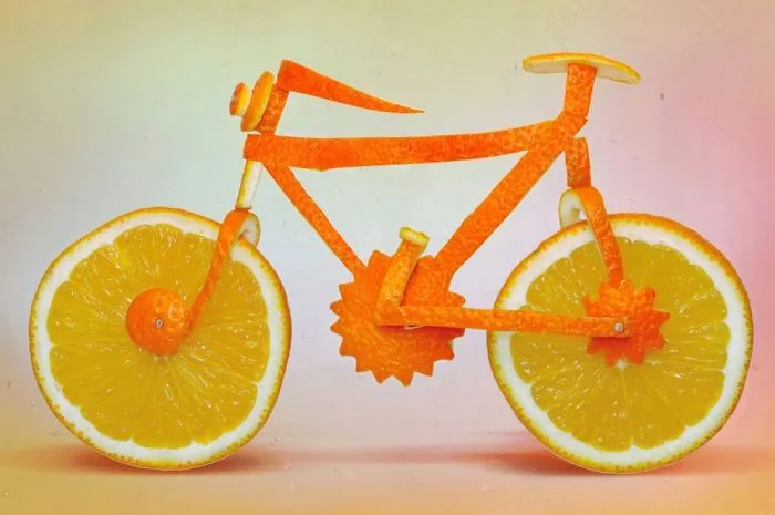 Orange Bicycle