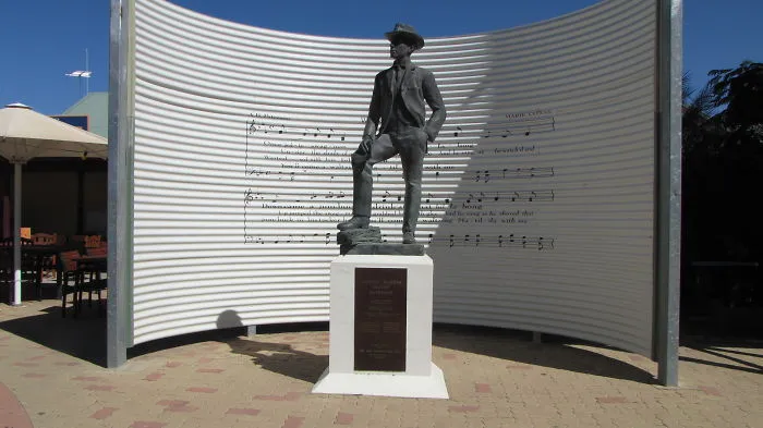 Banjo Paterson.  At Winton Queensland Australia