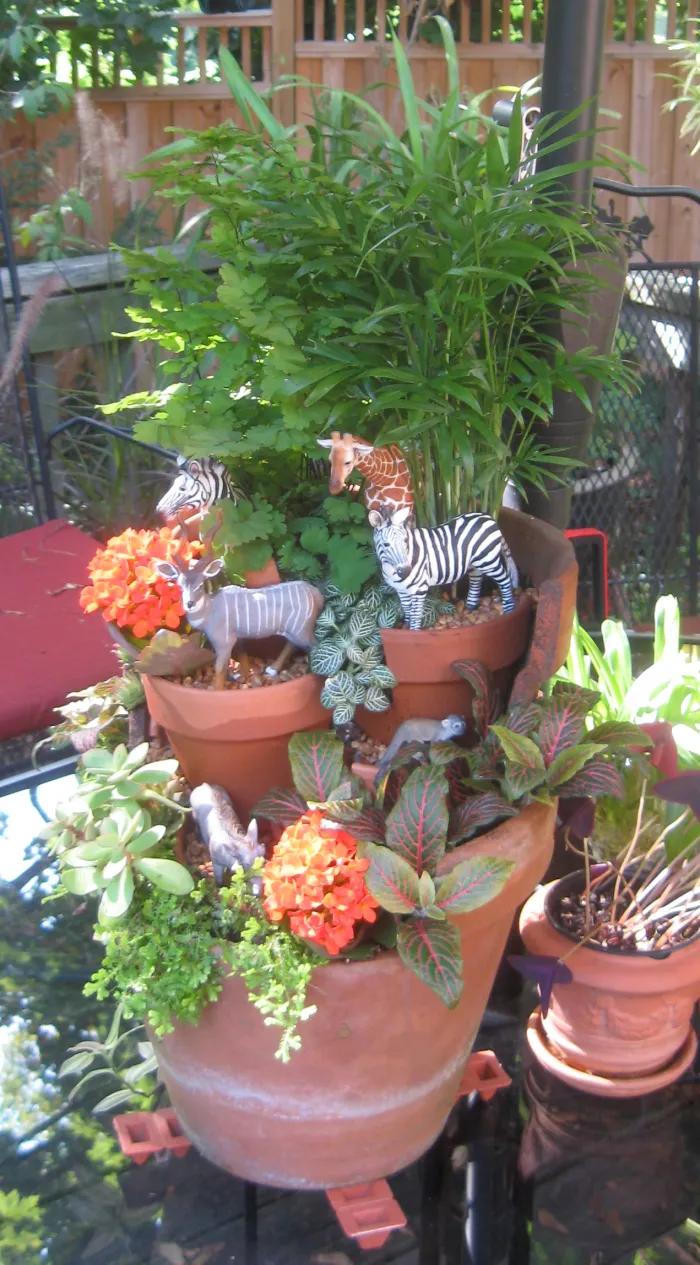 Broken Pot Safari Garden!
