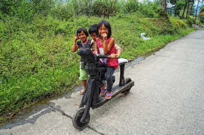 Wooden Bike, Banaue Rice Terraces, Philippines