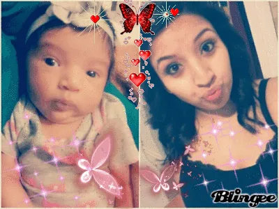 My Two Nieces.. Mommy Jasmine And Baby Aria! Sassy And Jazzy!
