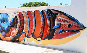 Street Artists Cover Mexican Island In Murals To Help Save Sharks And Manta Rays