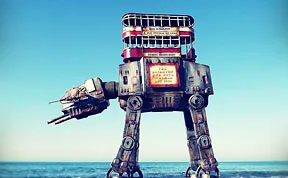 I Make Robots Out Of Rubbish