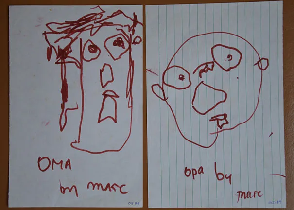 Artist Shows his Progression from 2 Years old to 25