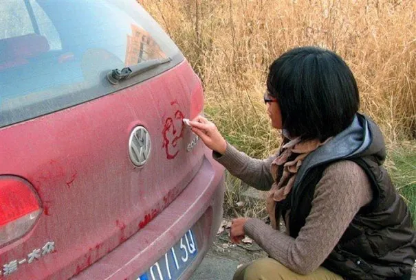 Dirty Car Art by Tamara Navarro