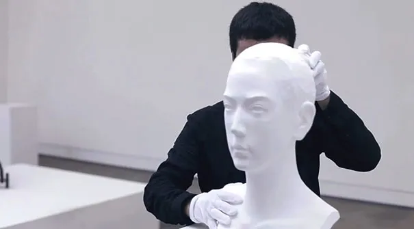 Flexible Paper Sculptures by Li Hongbo