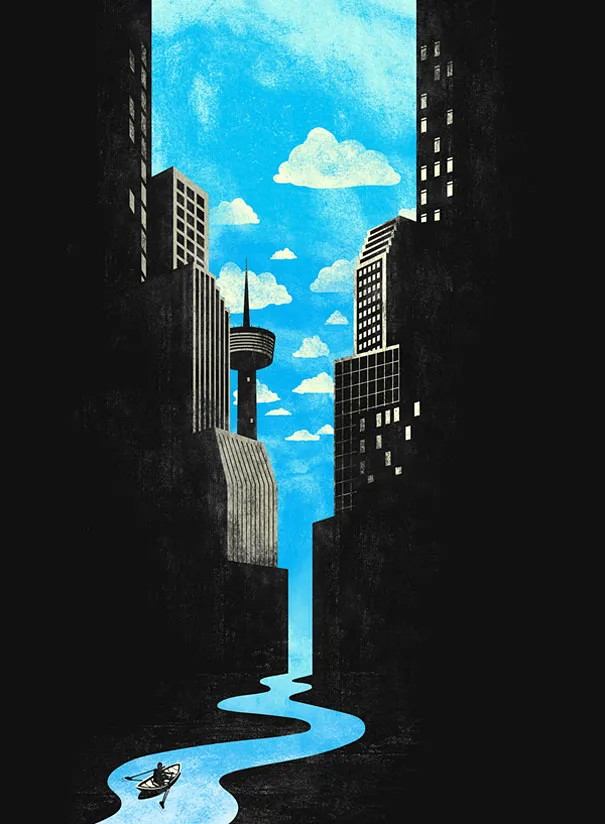 Negative Space Art by Tang Yau Hoong