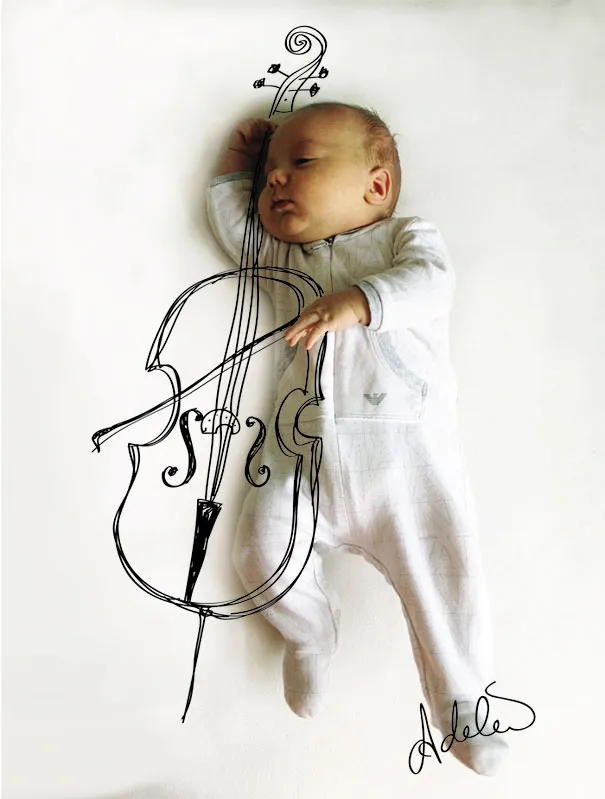 Mom Turns Her Baby's Napping Positions Into Art