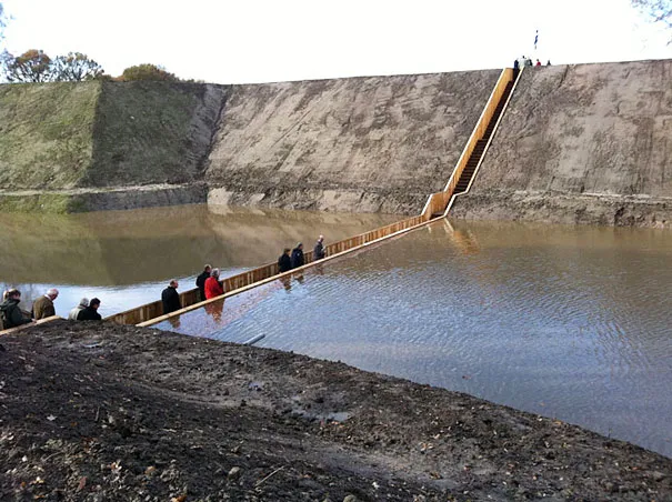 Invisible Pedestrian Bridge in Netherlands