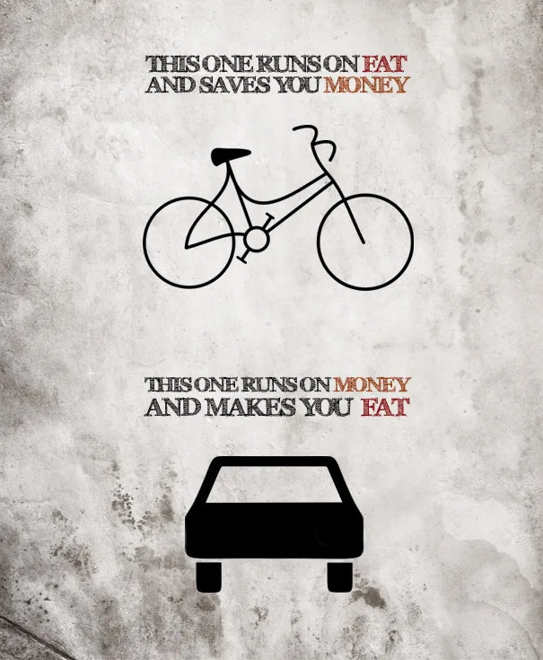 Bicycle vs. Car [Pic]